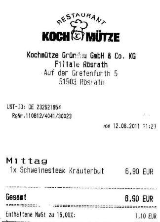 emnn Hffner Kochmtze Restaurant